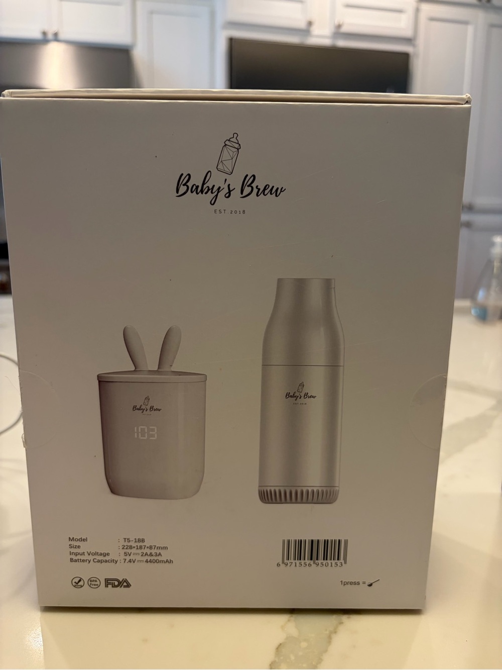 Baby's Brew 3.0 Portable Bottle Warmer Pro & Formula Dispenser